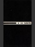 A co básník Antologie české poezie 20. století - náhled
