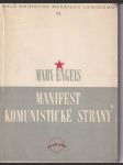 Manifest komunistické strany - náhled