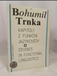 Kapitoly z funkční jazykovědy / Studies in Functional Linguistics - náhled