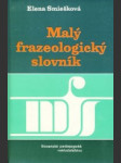 Malý frazeologický slovník - náhled