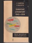 Evropské literatury 1945 - 1958 - náhled