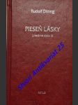 Pieseň lásky - literárne dielo iii - dilong rudolf - náhled