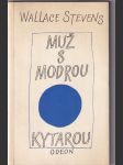 Muž s modrou kytarou - náhled