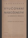Vyučování náboženství na národních školách - náhled