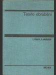 Teorie obrábění - náhled