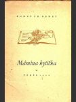 Mámina kytička beneš bohuš fr. - náhled