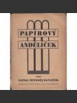 Papírový andělíček - náhled