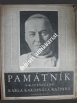 Památník na zesnulého karla kardinála kašpara - náhled