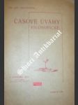 Časové úvahy filosofické - kratochvíl josef - náhled