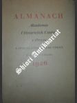 Almanach akademie výtvarných umění v praze k stodvacátémupátému výročí založení ústavu 1926 - kolektiv - náhled