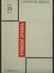 Výroční zpráva 1932-33 - náhled