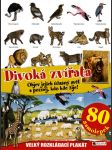 Divoká zvířata - velký rozkládací plakát, 80 samolepek - náhled