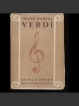 Verdi (Román opery), obálka Josef Čapek - náhled
