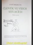 Člověk ve všech situacích - výbor prós - mahen jiří - náhled
